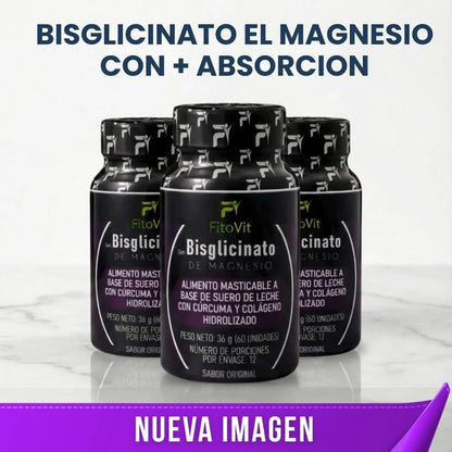 1 Super combo X3: Bisglicinato, del magnesio más puro